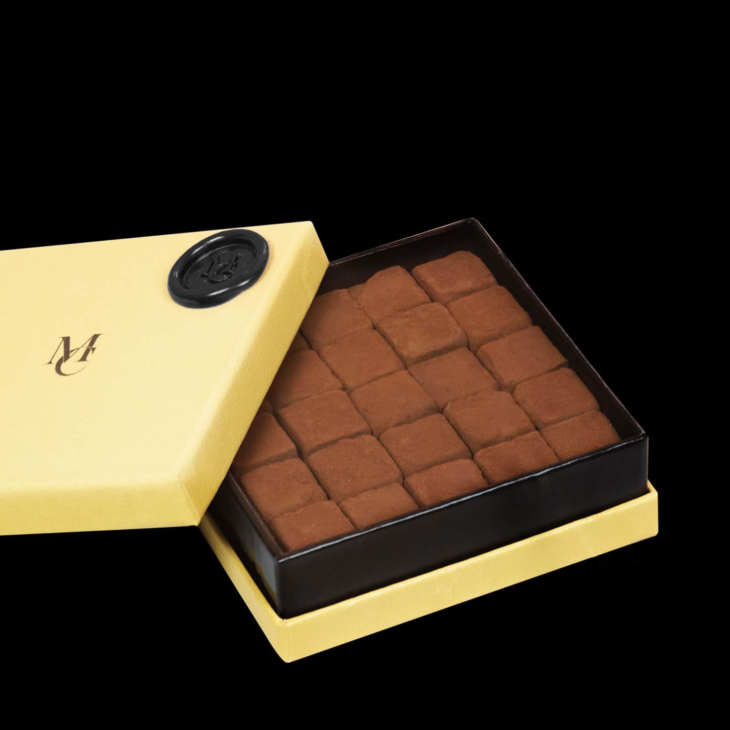 Truffes Chocolat Noir 95g - 25 pièces Pavé