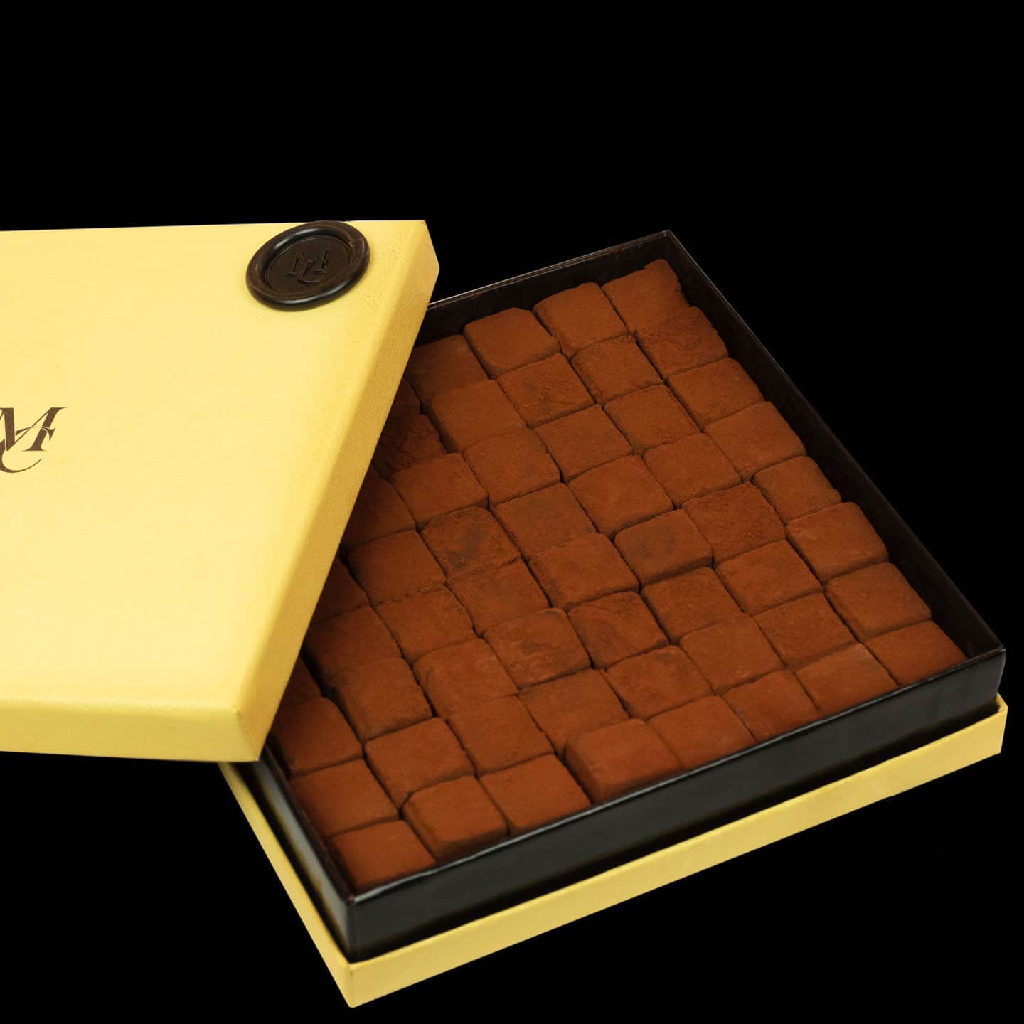 Truffes Chocolat Noir 265g - 64 pièces Pavé