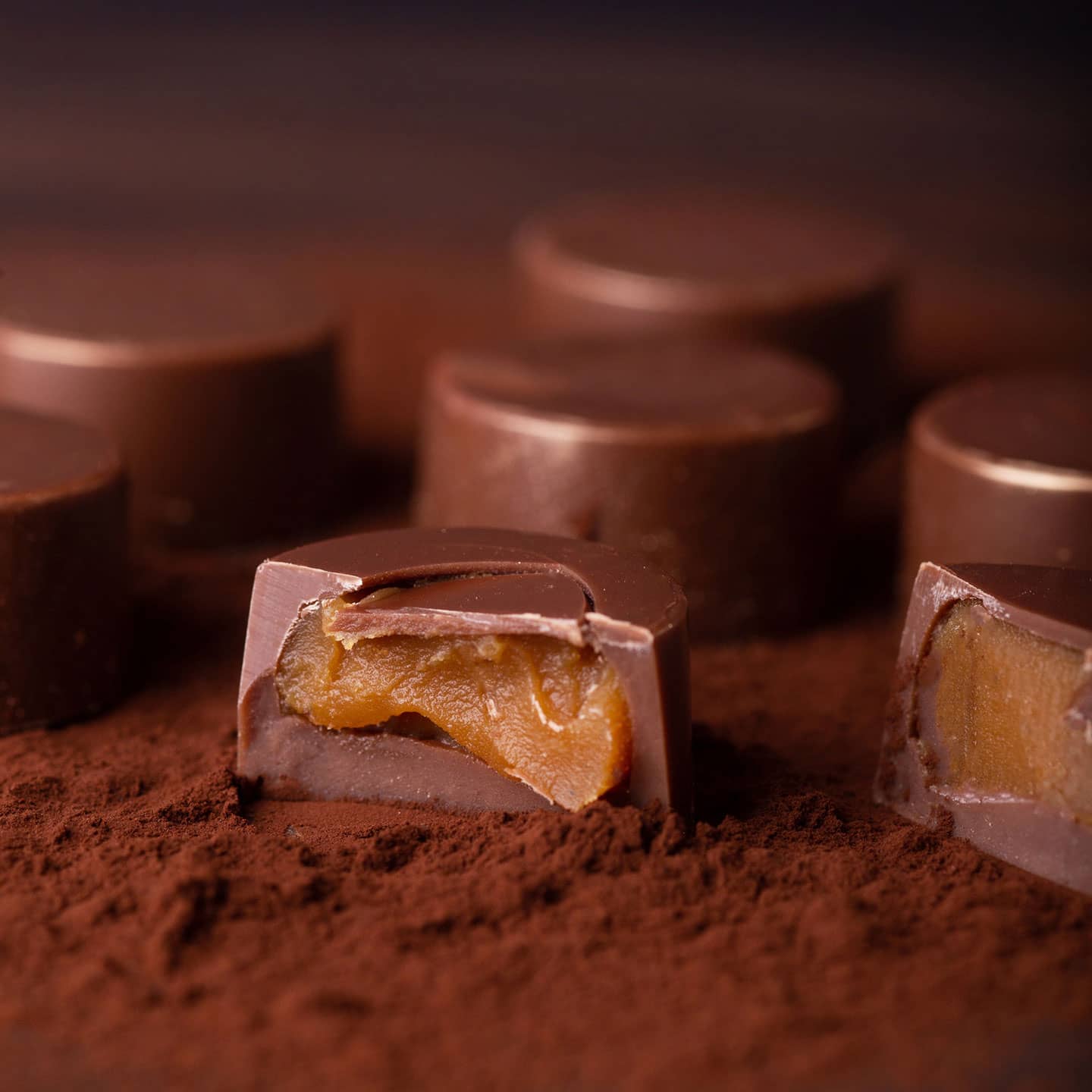 Chocolat Noir Caramel Beurre Salé 95g - 9 pièces