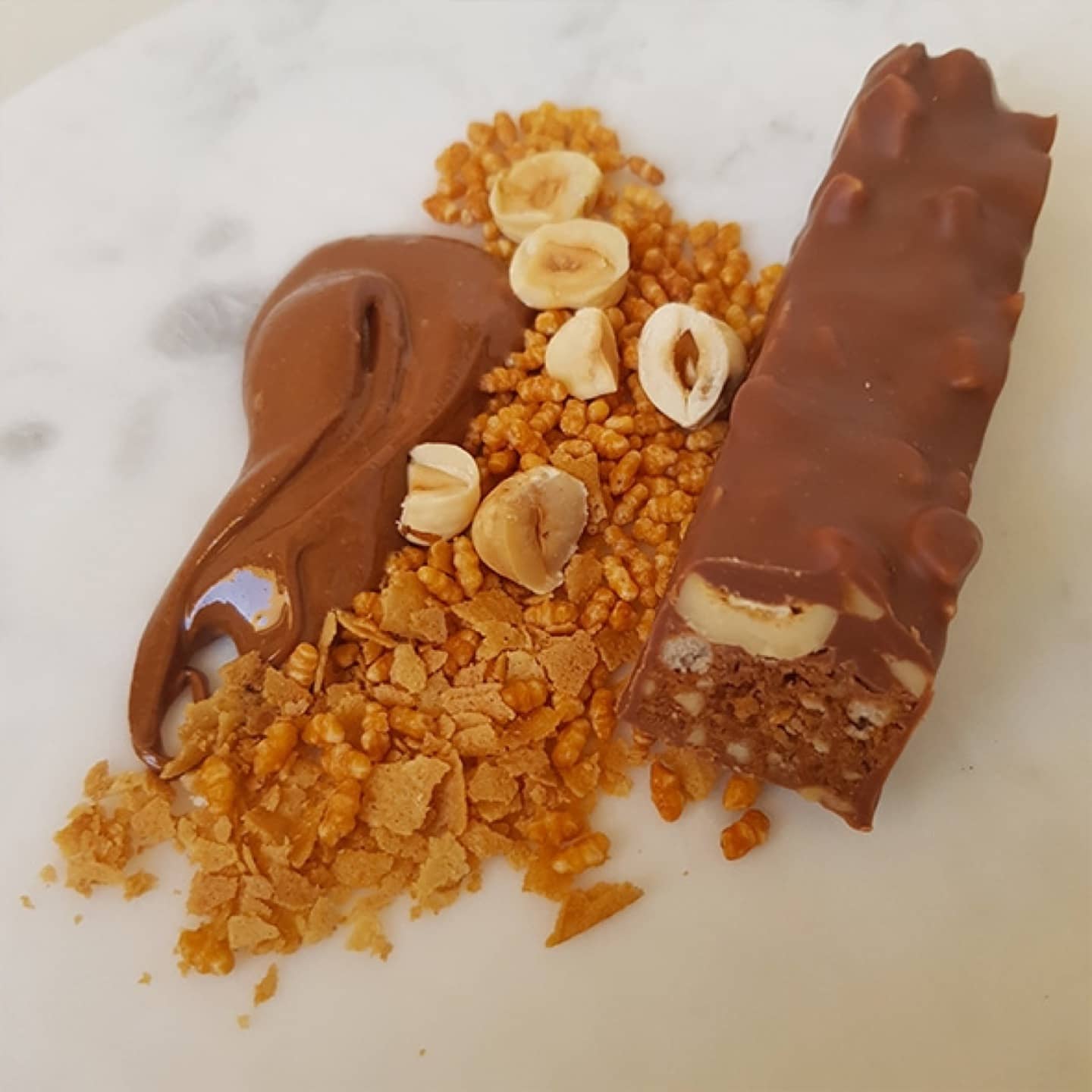Biscuit Sablé Praliné Noisette Chocolat Lait 50g Amuse Barre