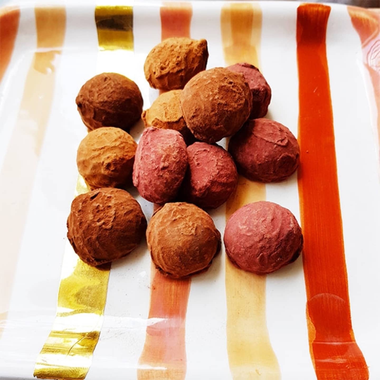 Truffes de chocolat aux poivres - Recette