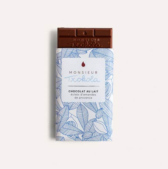 Tablette Lait Amandes 45%