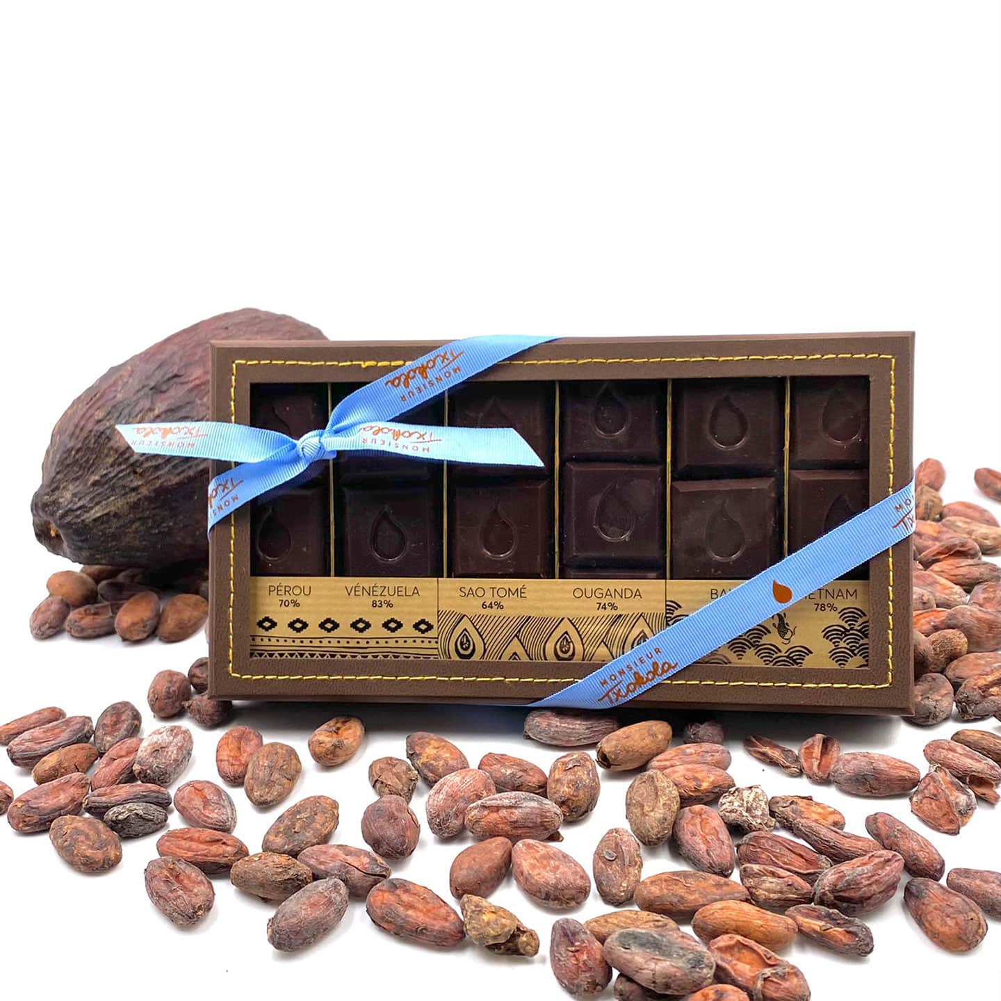 Assortiment Chocolats Noir 240g - 54 pièces