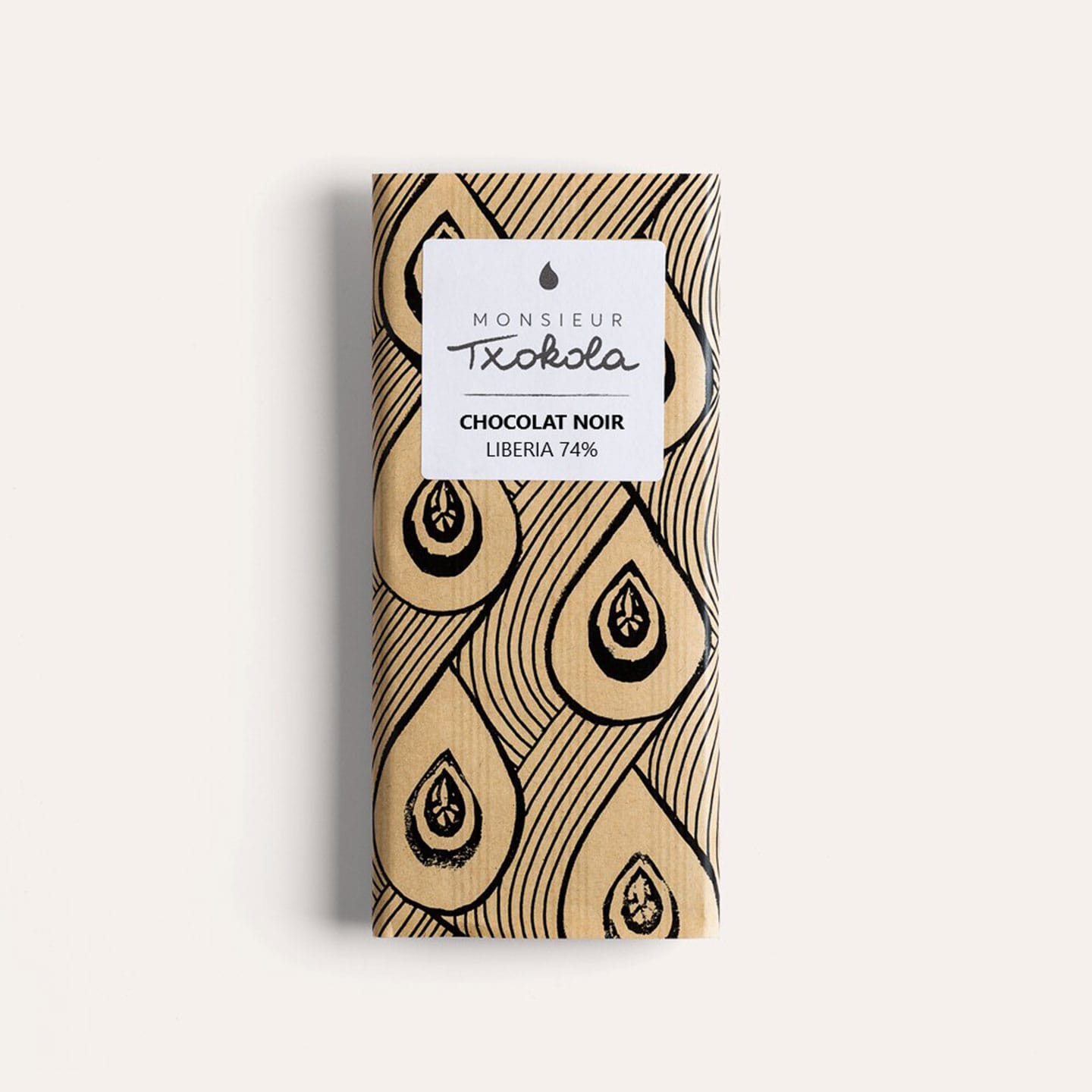 Tablette Chocolat Noir 74% origine Liberia 95g Bean to bar