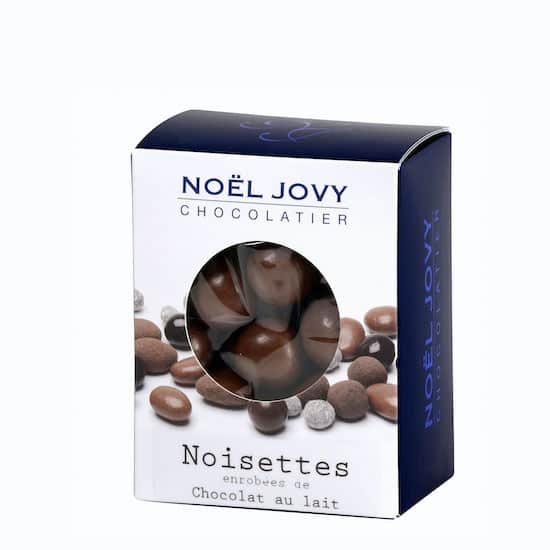Noisettes enrobées Chocolat Lait