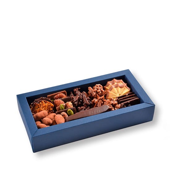 Mendiants, Florentins, Biscuits, Fruits Confits et Secs enrobés Chocolat