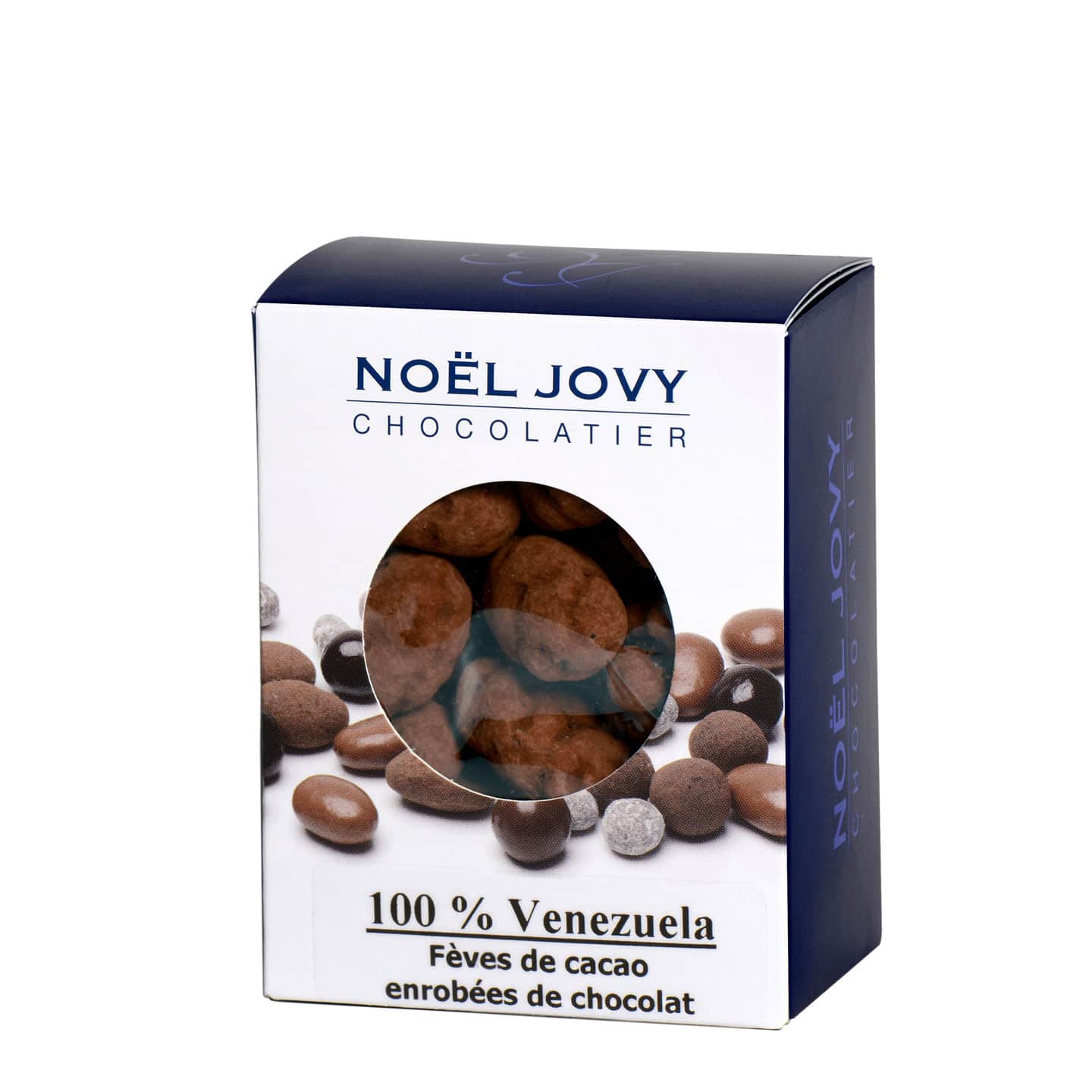 Fèves de Cacao enrobées Chocolat Noir 150g