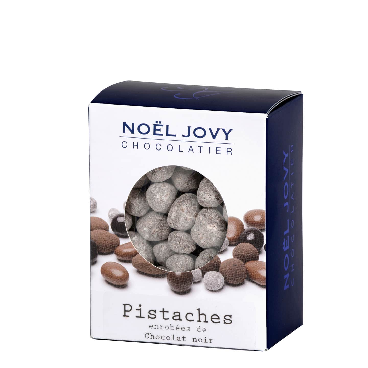 Pistaches enrobées Chocolat Noir 150g