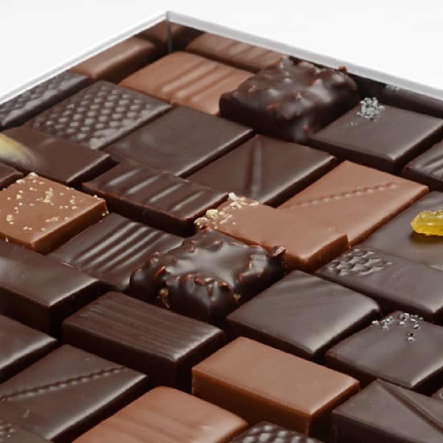 Assortiment Chocolats Noir et Lait 420g - 46 pièces