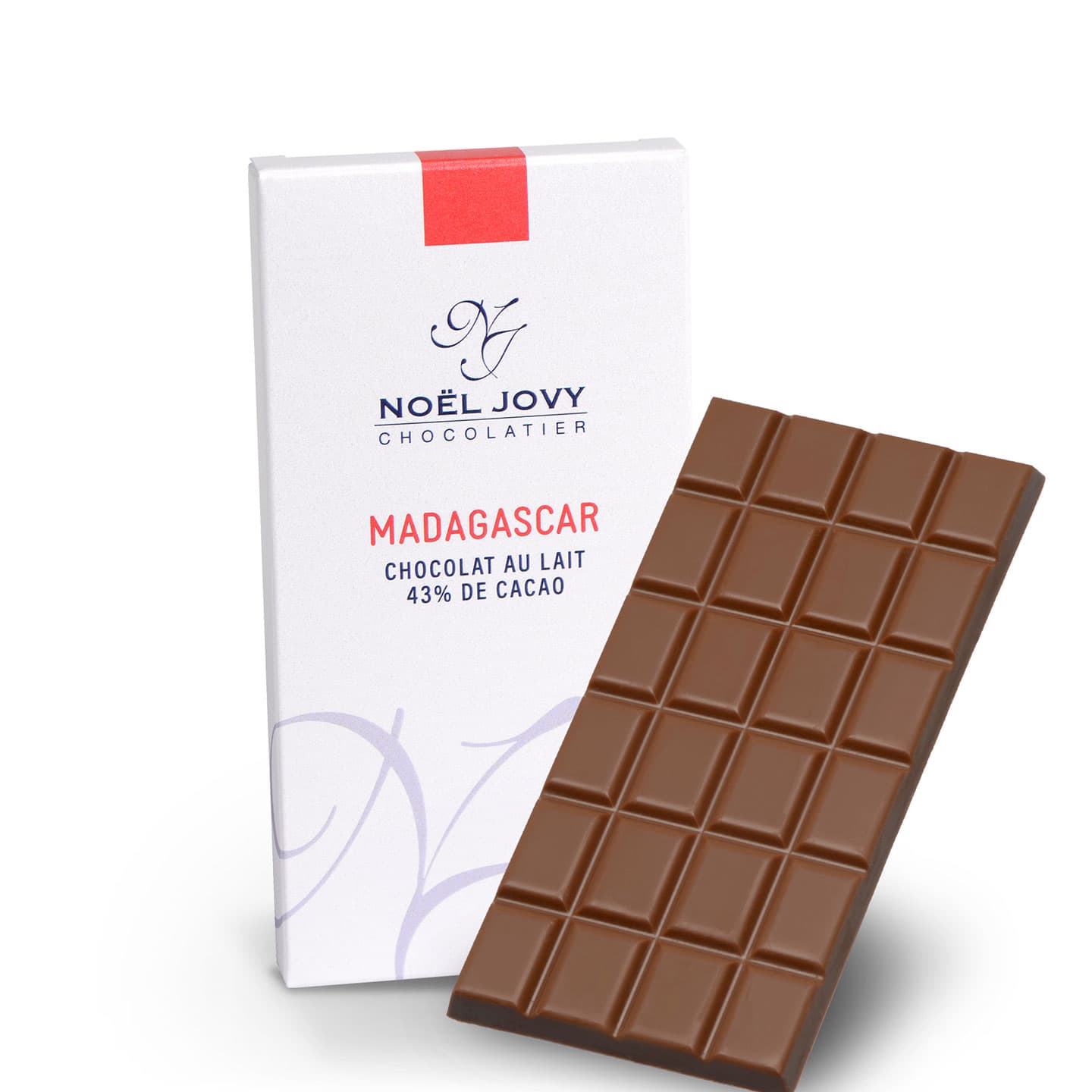 Tablette Chocolat Lait 43% origine Madagascar 100g