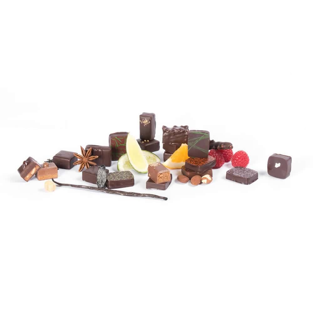 Assortiment Chocolats Noir et Lait 300g - 35 pièces
