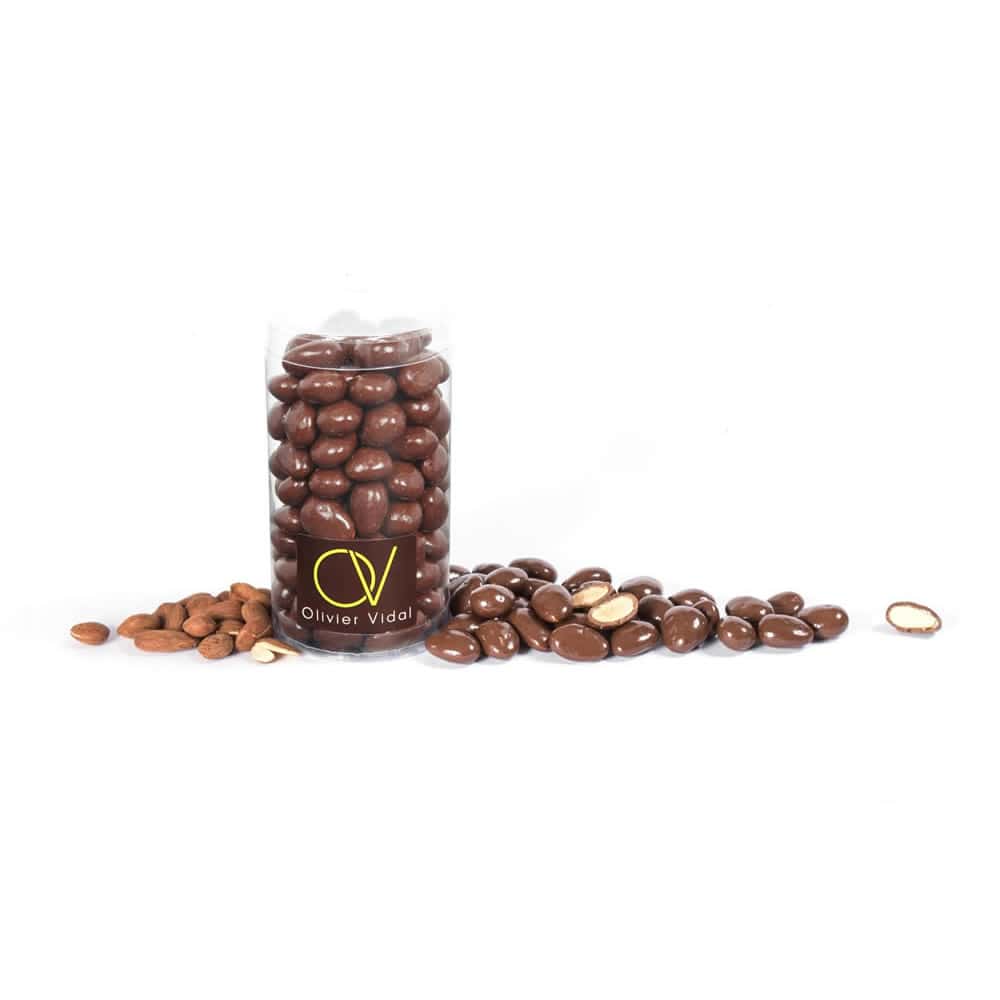 Amandes enrobées Chocolat Lait 200g