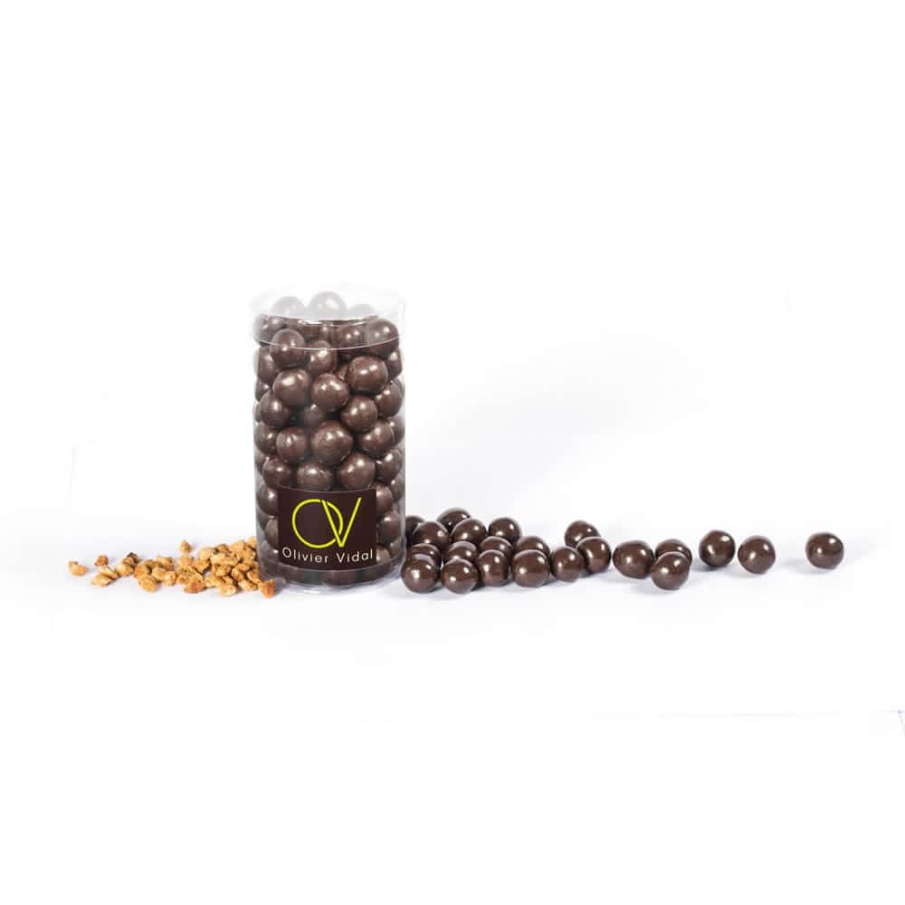 Noisettes enrobées Chocolat Noir 200g