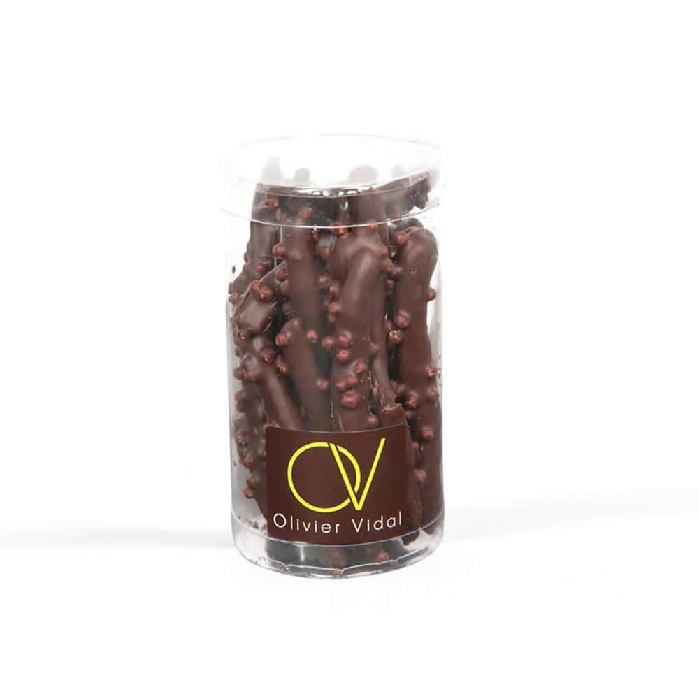Orangettes Confites enrobées Chocolat Noir 170g