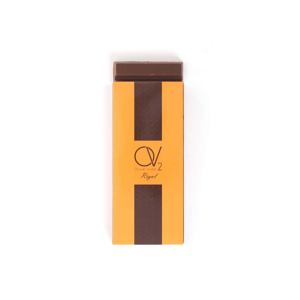 Tablette Chocolat Lait 45% origine Madagascar 80g