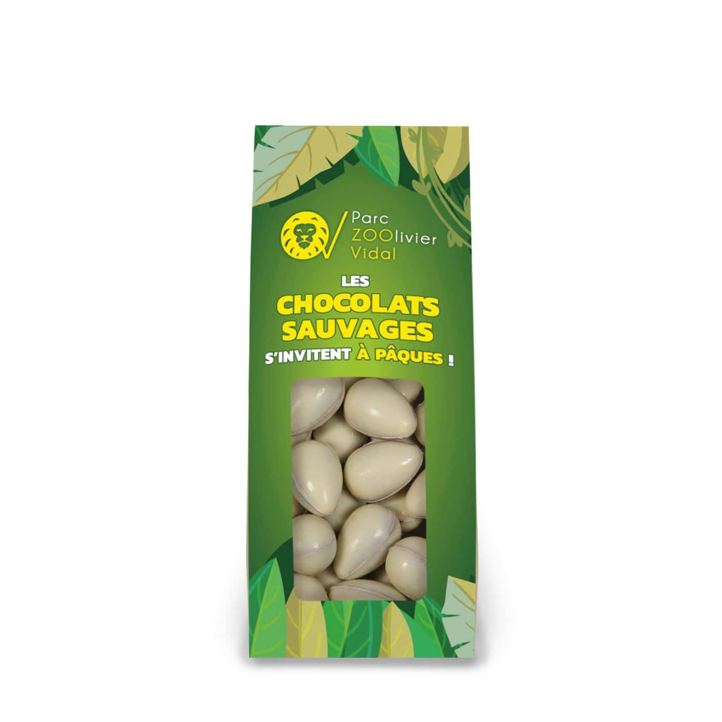 Oeuf Chocolat Blanc Praliné Noisette 200g Pâques