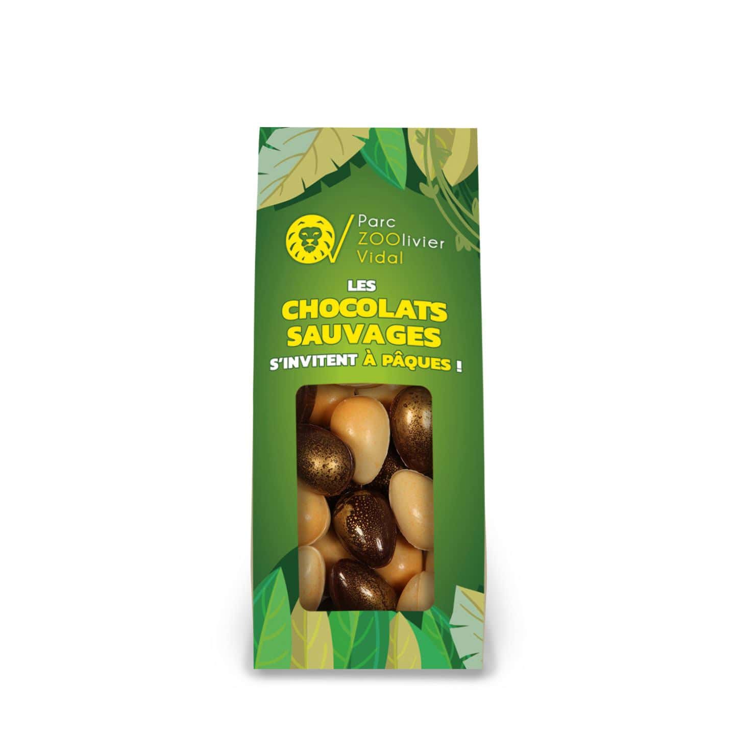 Oeufs Chocolat Lait Caramel Fruits 200g Pâques