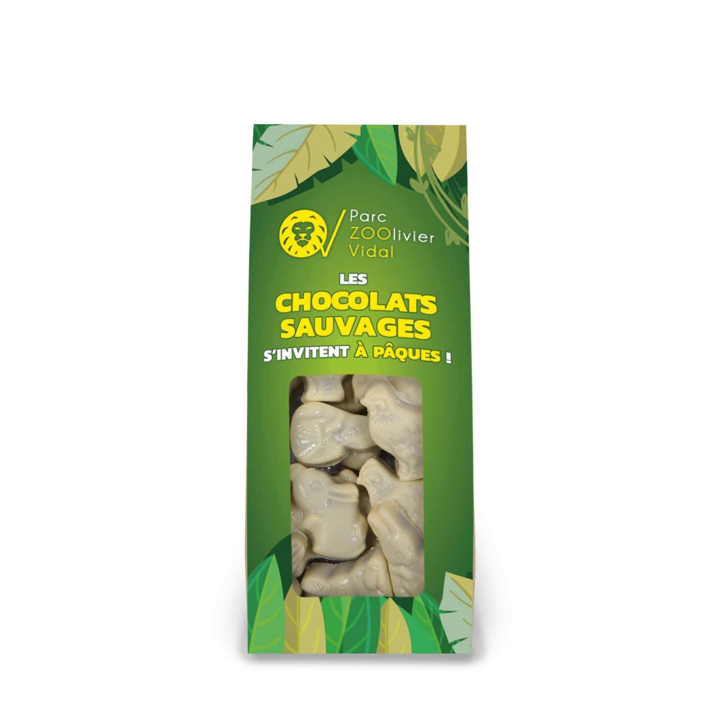 Animaux Chocolat Blanc praliné 200g Pâques