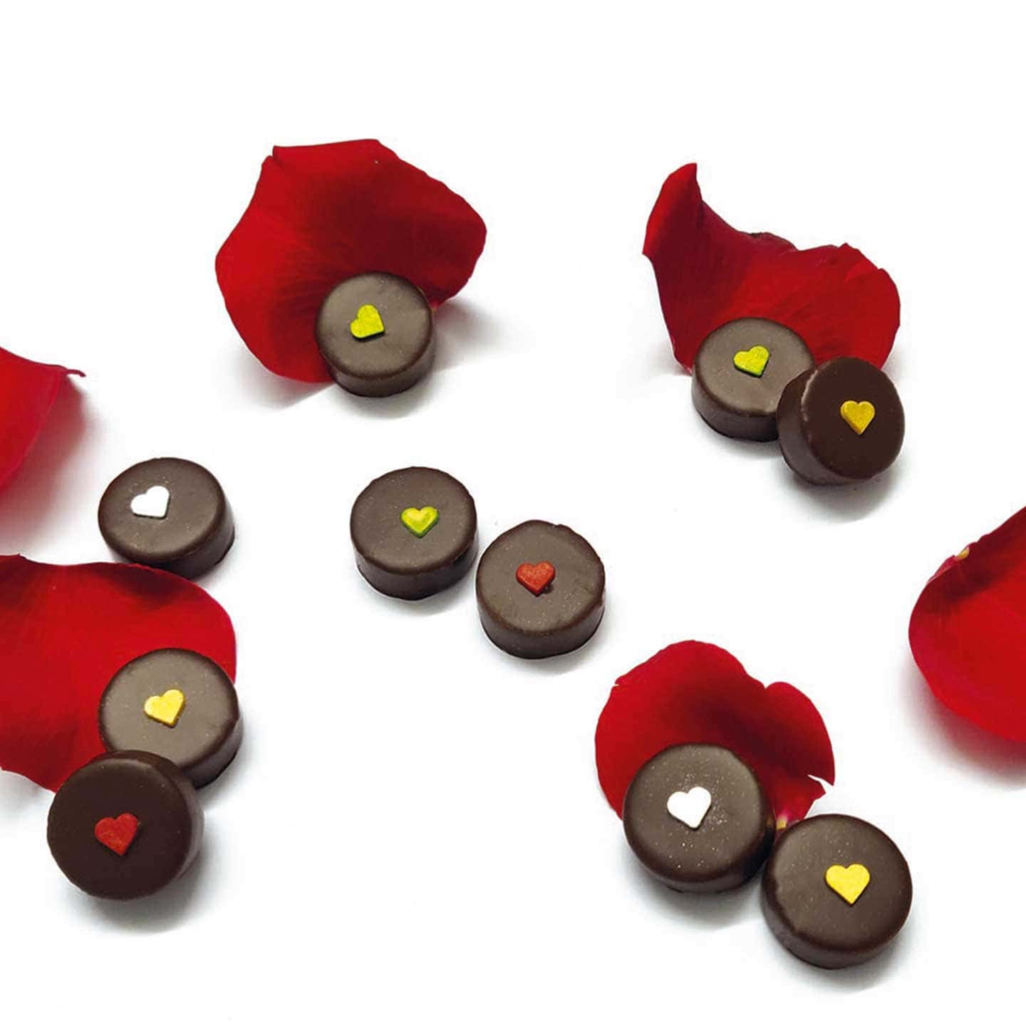 Assortiment Chocolats Noir Saint Valentin 135g