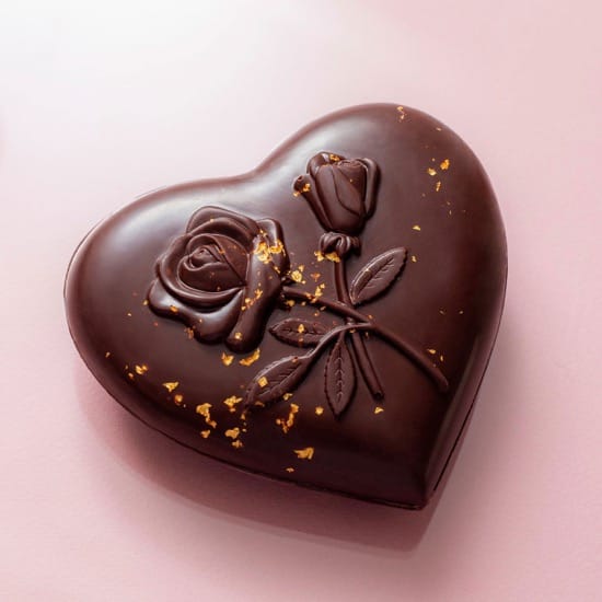 Coeur Chocolat Noir Praliné Fête des Mères