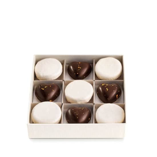 Coeurs Chocolat et Pralinés Meringue Saint-Valentin