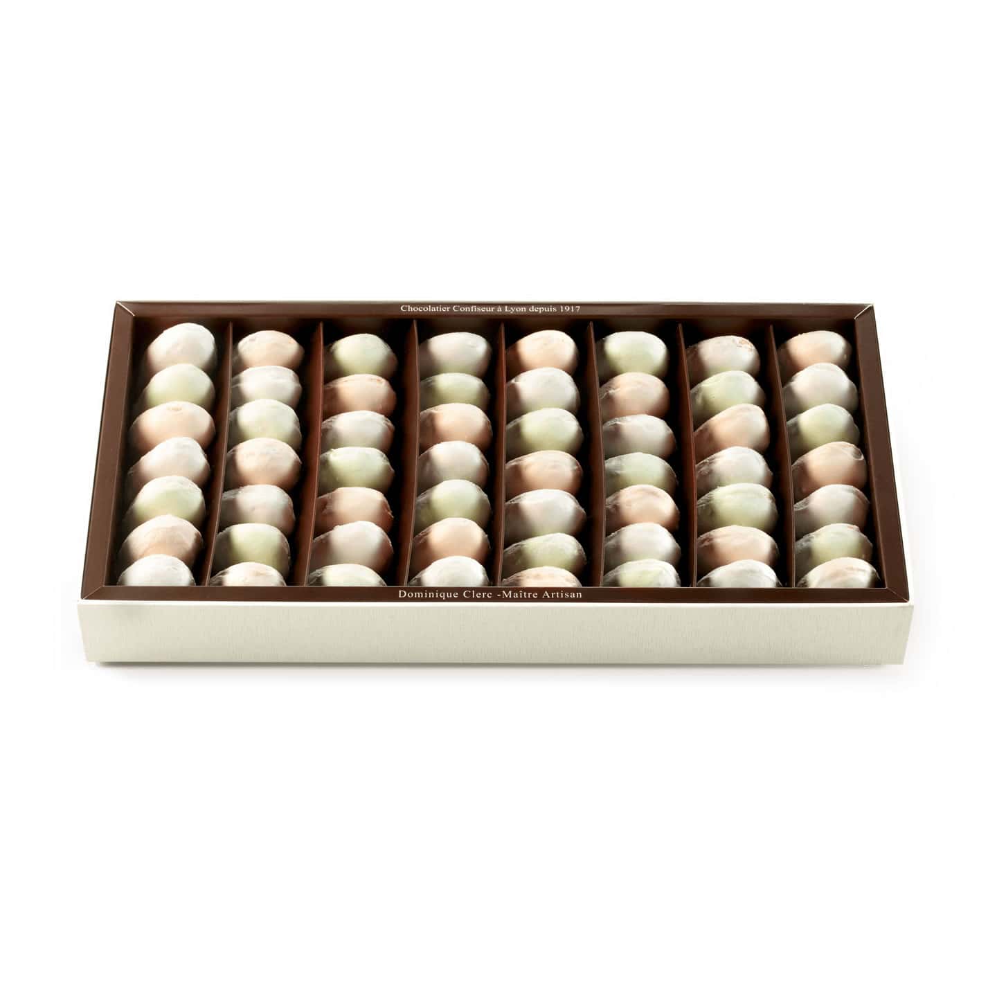 Nougatine aux Amandes enrobée Meringue 920g - 56 pièces Amandes de Bellecour ® 1965