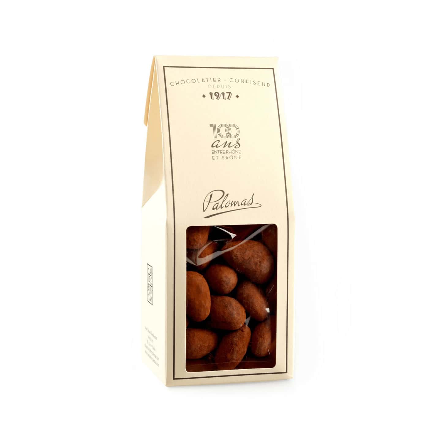 Amandes enrobées Chocolat Noir 180g Demoiselles