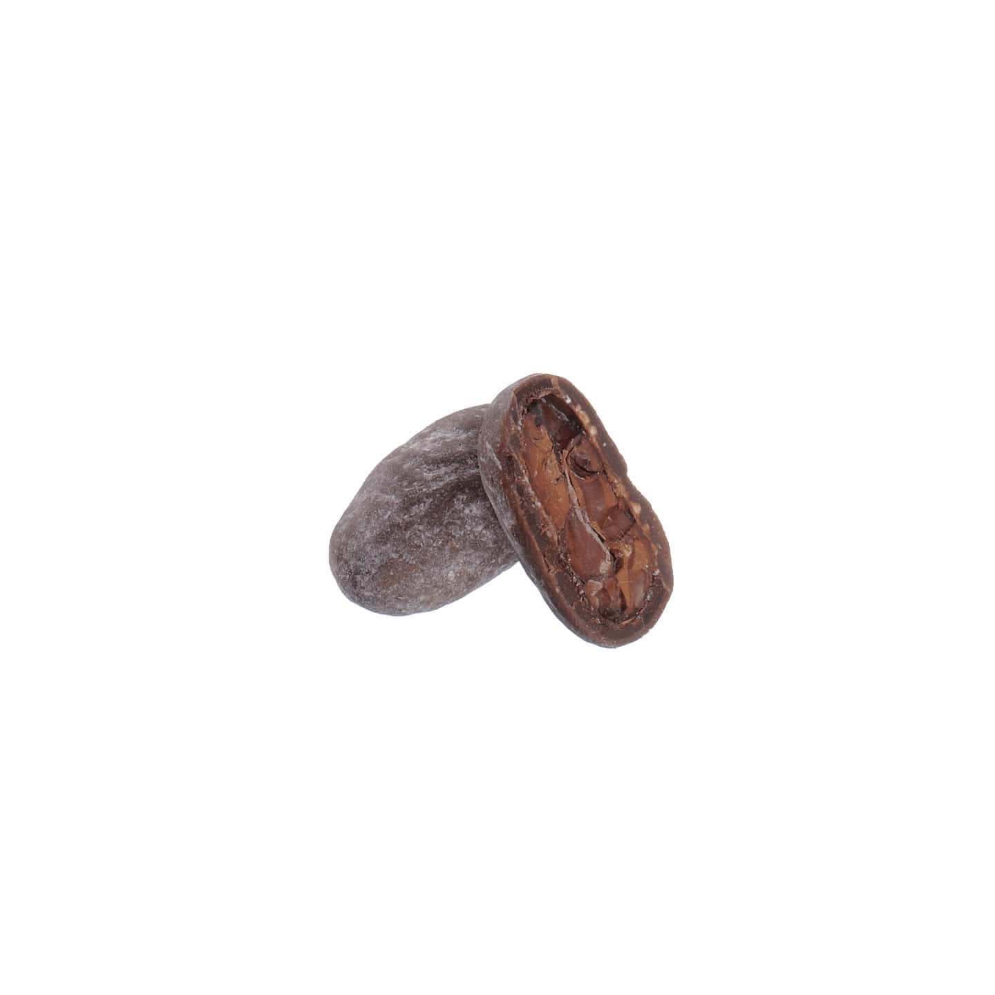 Fèves de Cacao enrobées Chocolat Noir et Lait 180g Demoiselles