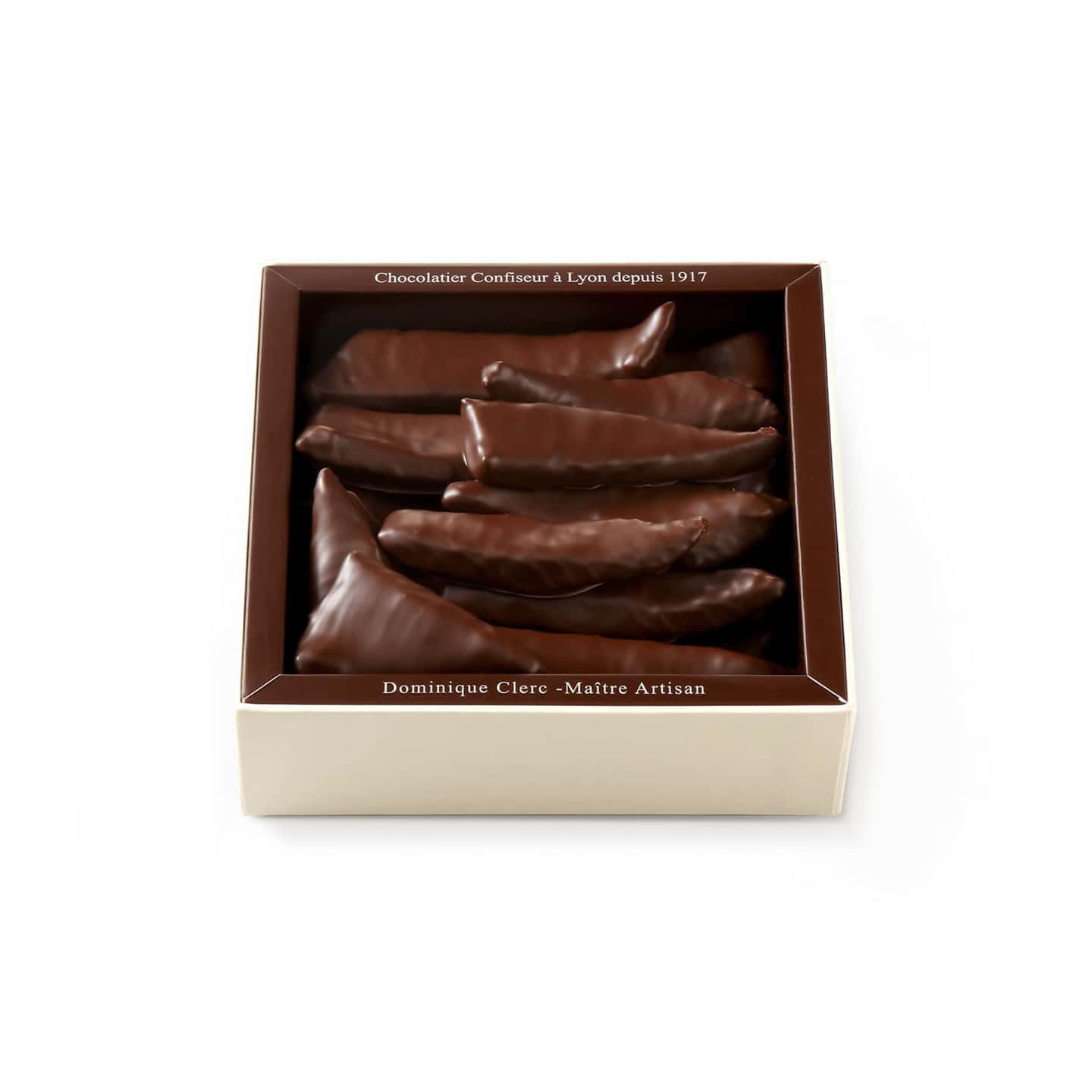 Orangettes Confites Xérès enrobées Chocolat Noir 250g