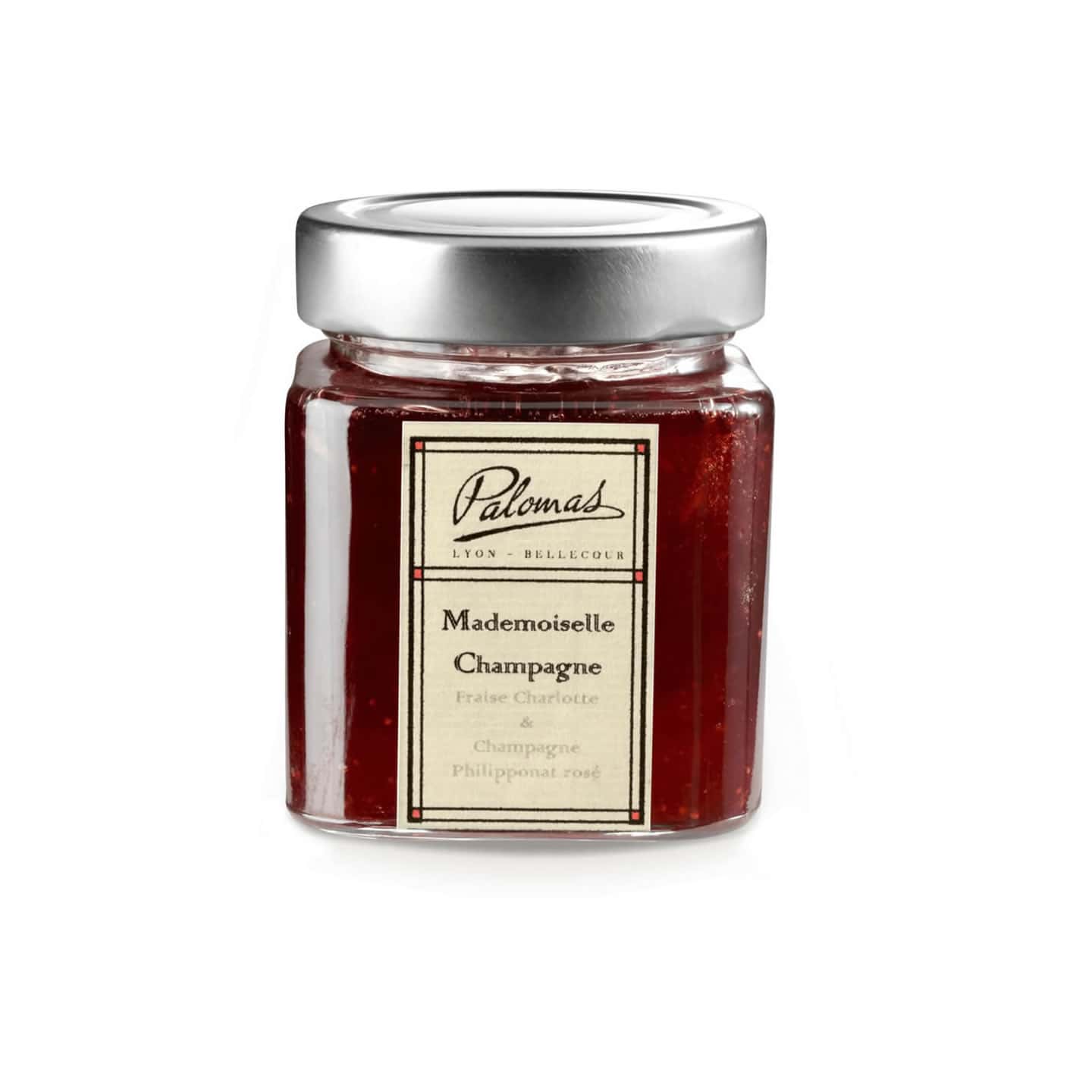 Confiture Fraise Champagne 'Extra' 240g Mademoiselle Champagne