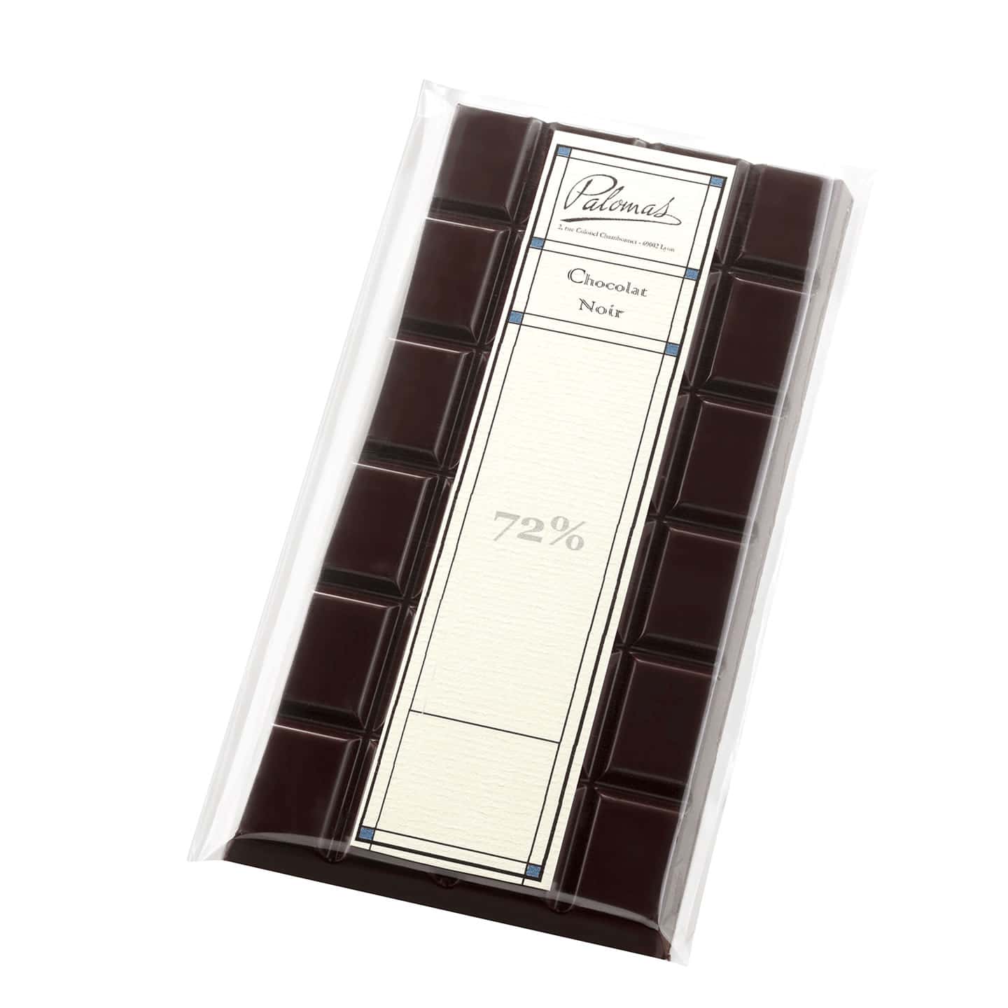 Tablette Chocolat Noir 72% 90g Délicia ® 1923
