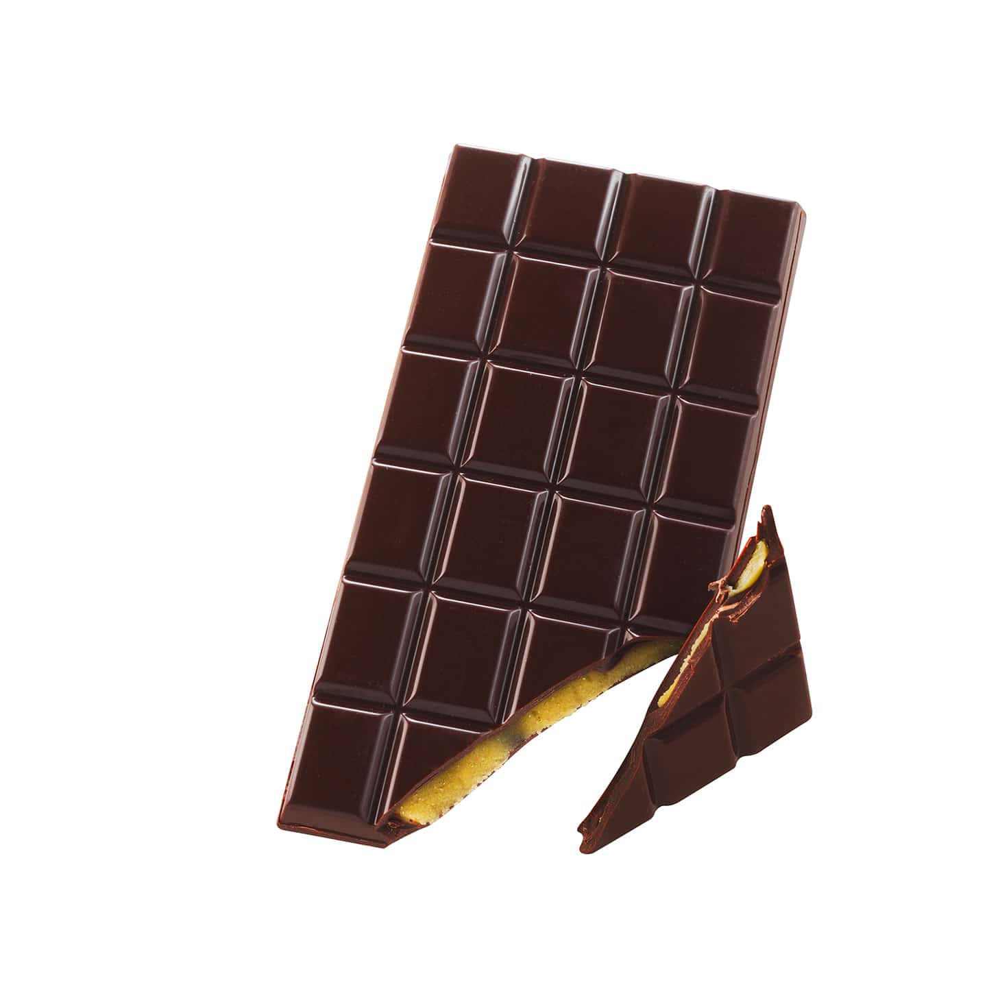 Tablette Chocolat Noir Pâte d'Amande Pistache 72% 120g