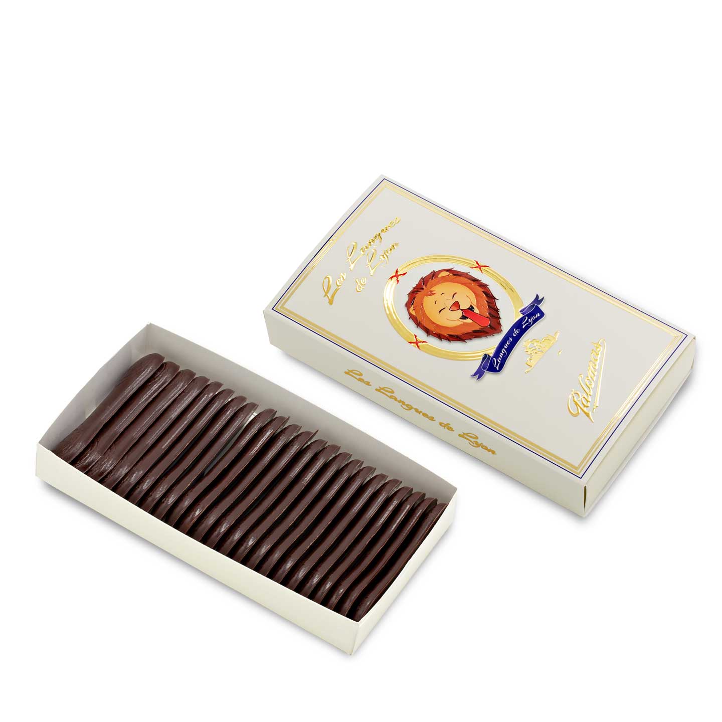 Langues Chocolat Noir 150g Les Langues de Lyon