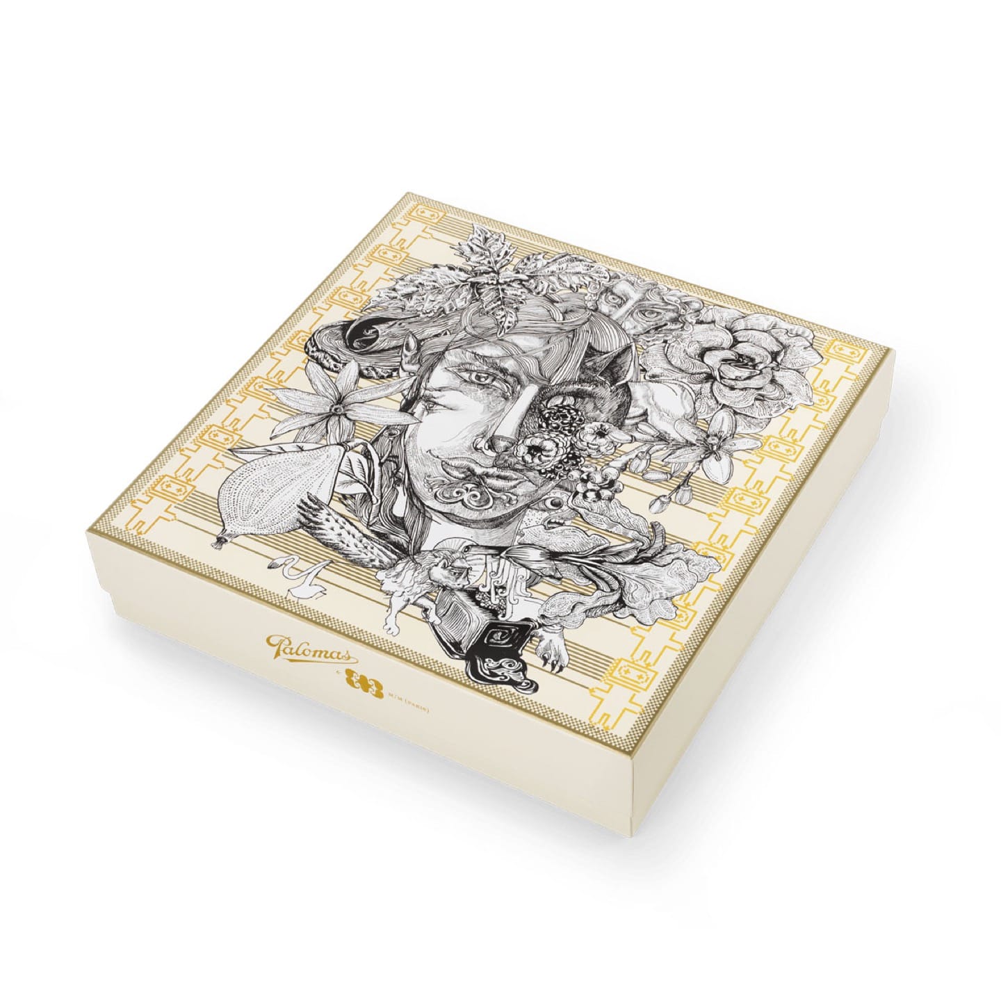 Nougatine aux Amandes enrobée Meringue 240g - 15 pièces Amandes de Bellecour ® 1965 - Coffret MM