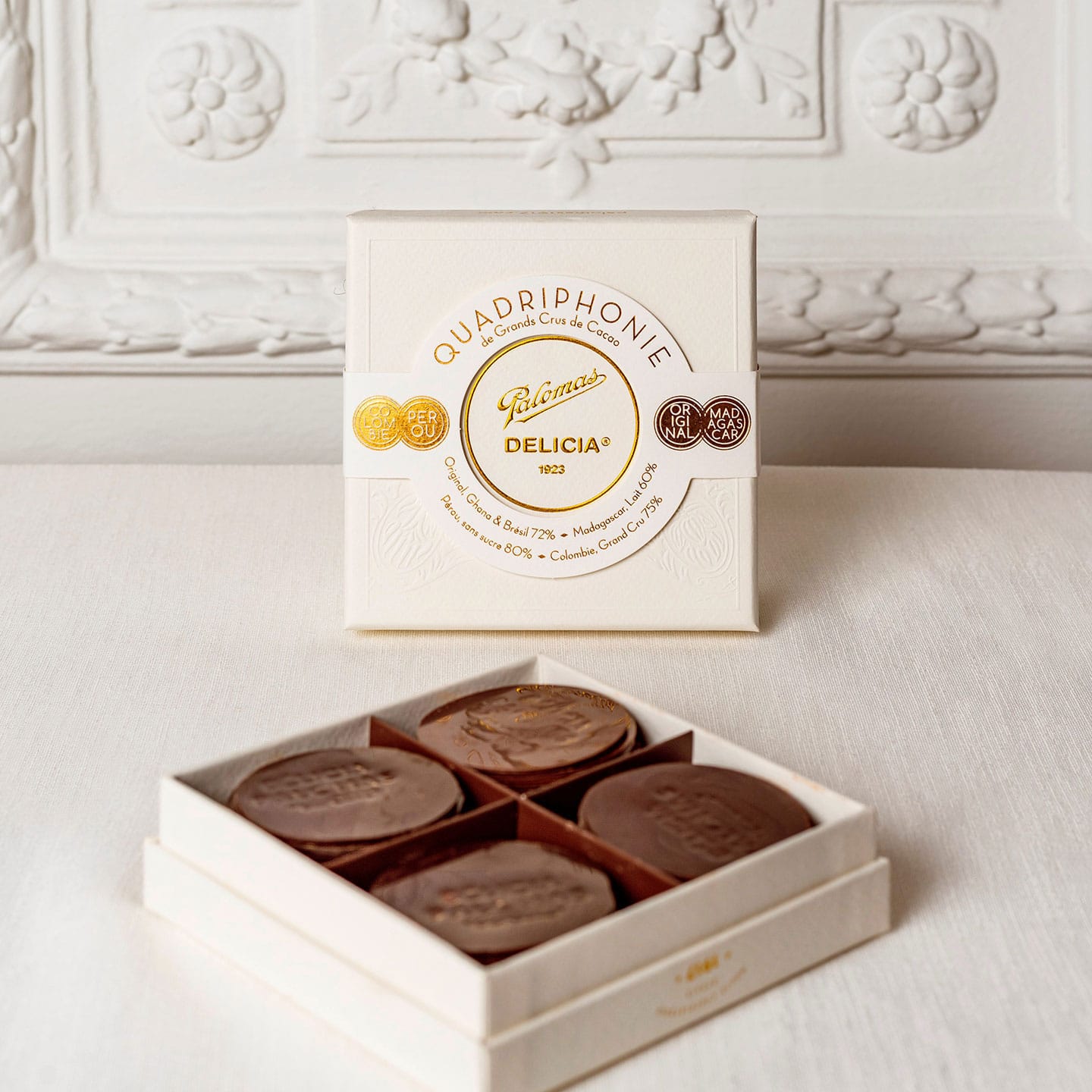 Palets Chocolat Quadriphonie 150g Délicia ® 1923