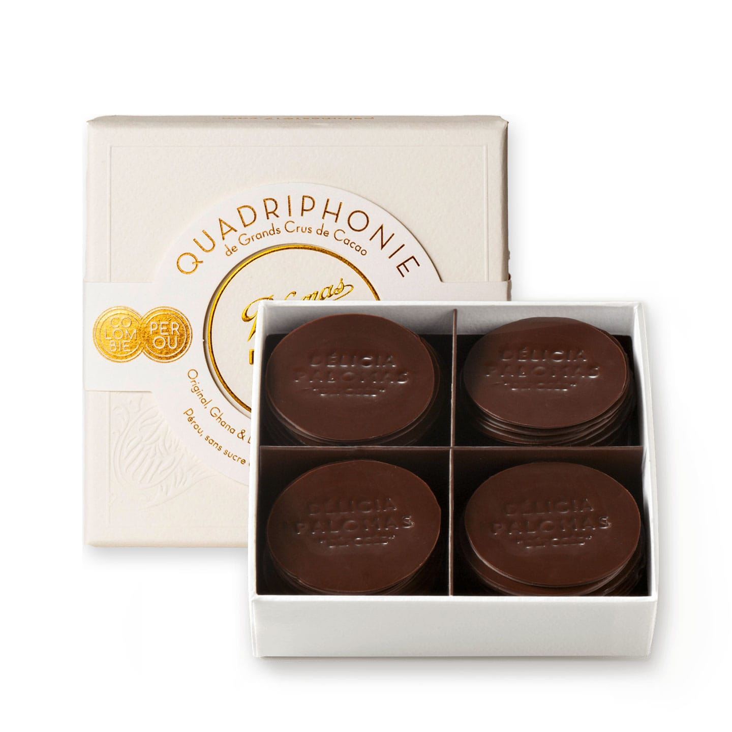 Palets Chocolat Quadriphonie 150g Délicia ® 1923