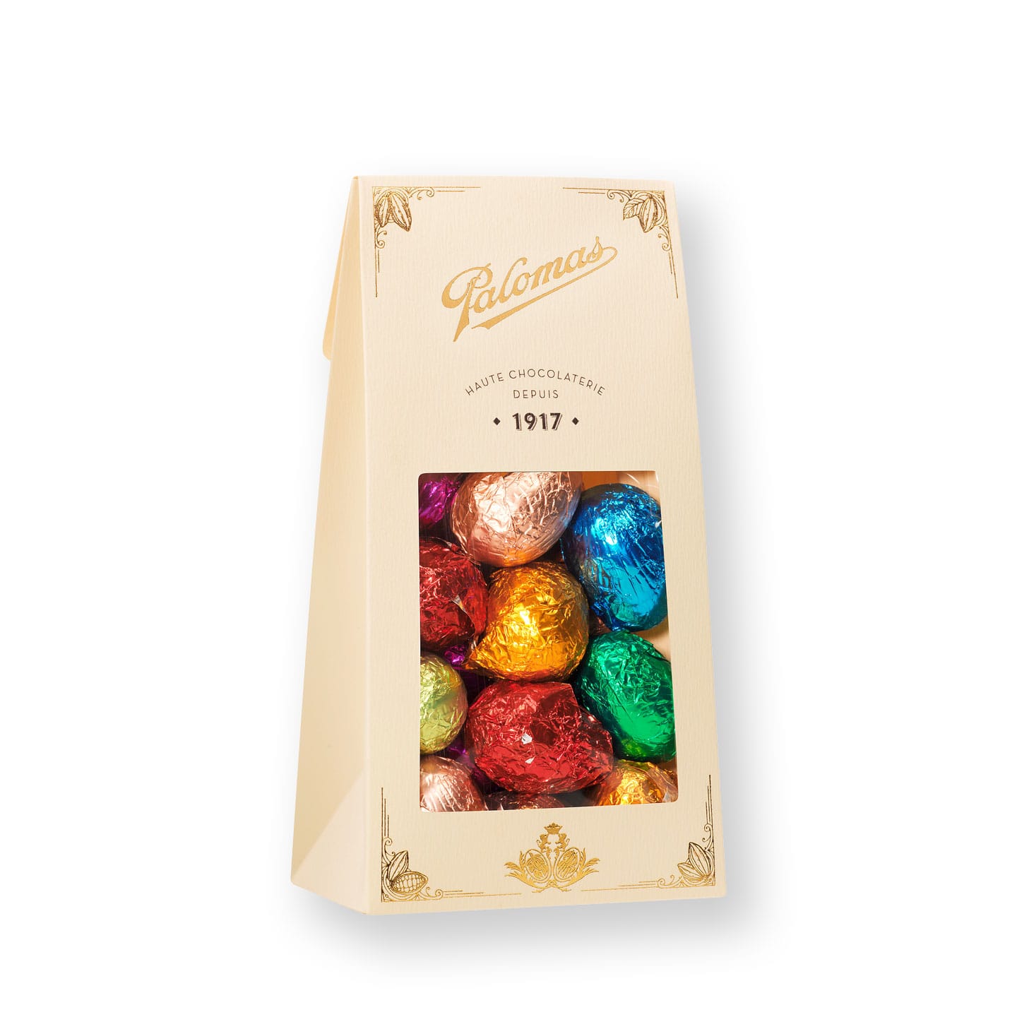 Oeufs assortis Chocolat Praliné, Pâte d'Amande, Ganache Pâques 180g