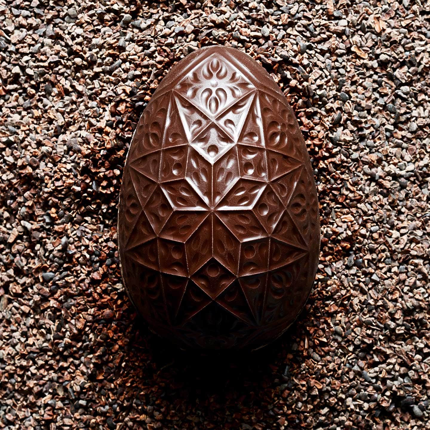 Oeuf Chocolat Noir Gianduja Pâques 230g