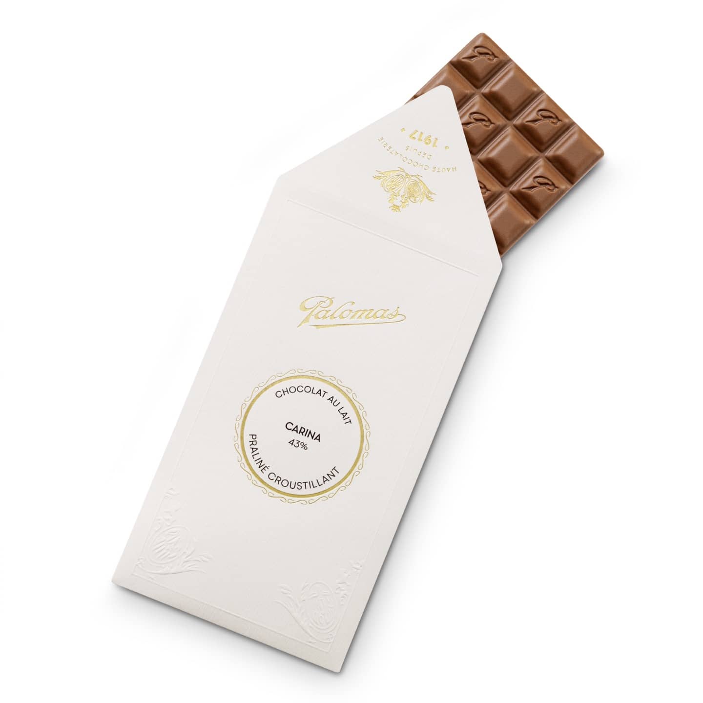 Tablette Chocolat Lait Praliné Croustillant 43% 110g