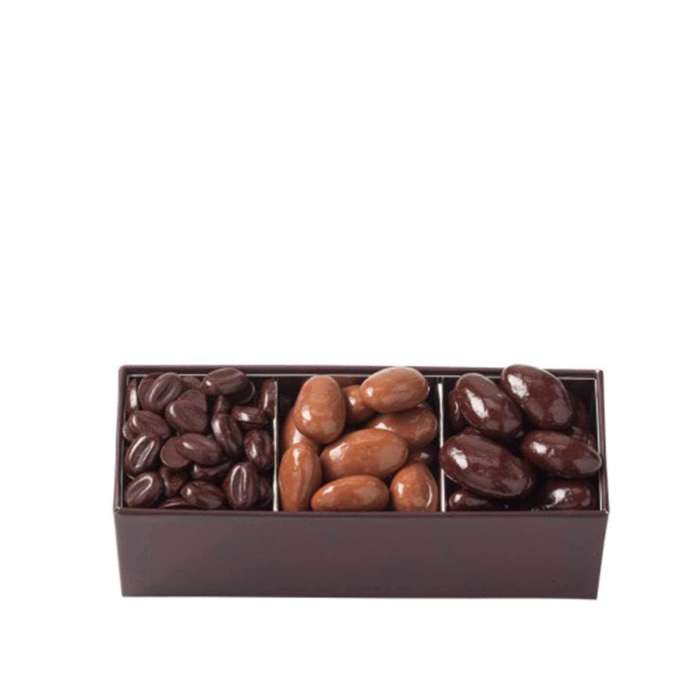 Amandes enrobées Chocolat Noir et Lait 250g