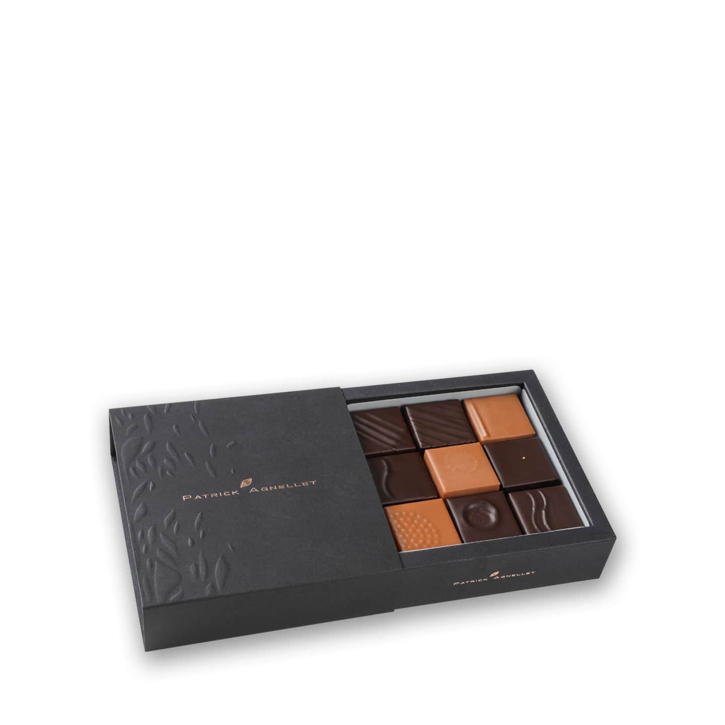 Assortiment Chocolats Noir & Lait 85g - 9 pièces