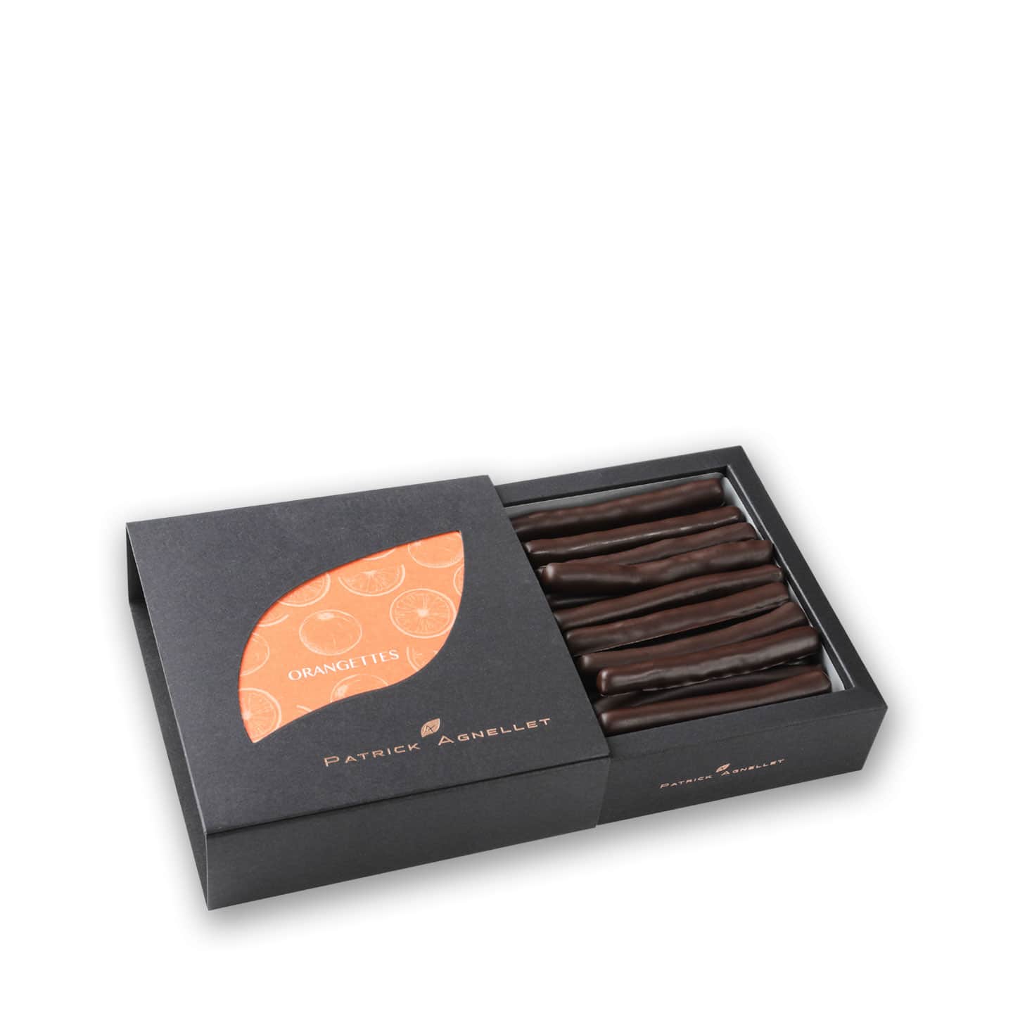 Orangettes Confites enrobée Chocolat Noir 180g