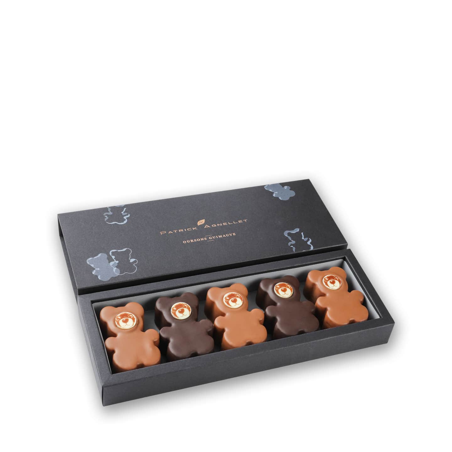 Guimauve Vanille enrobée Chocolat Noir et Lait 118g - 5 pièces