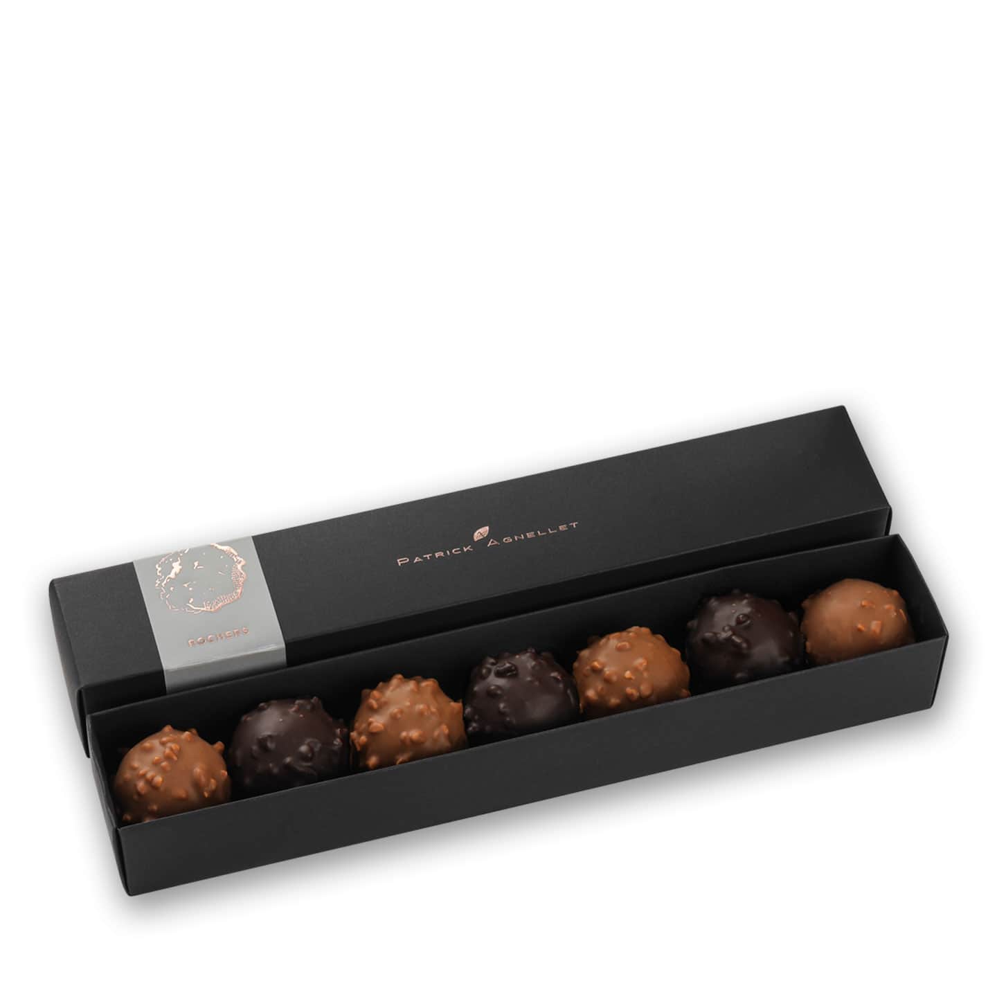 Praliné Chocolat Noir et Lait Noisette 335g - 7 pièces