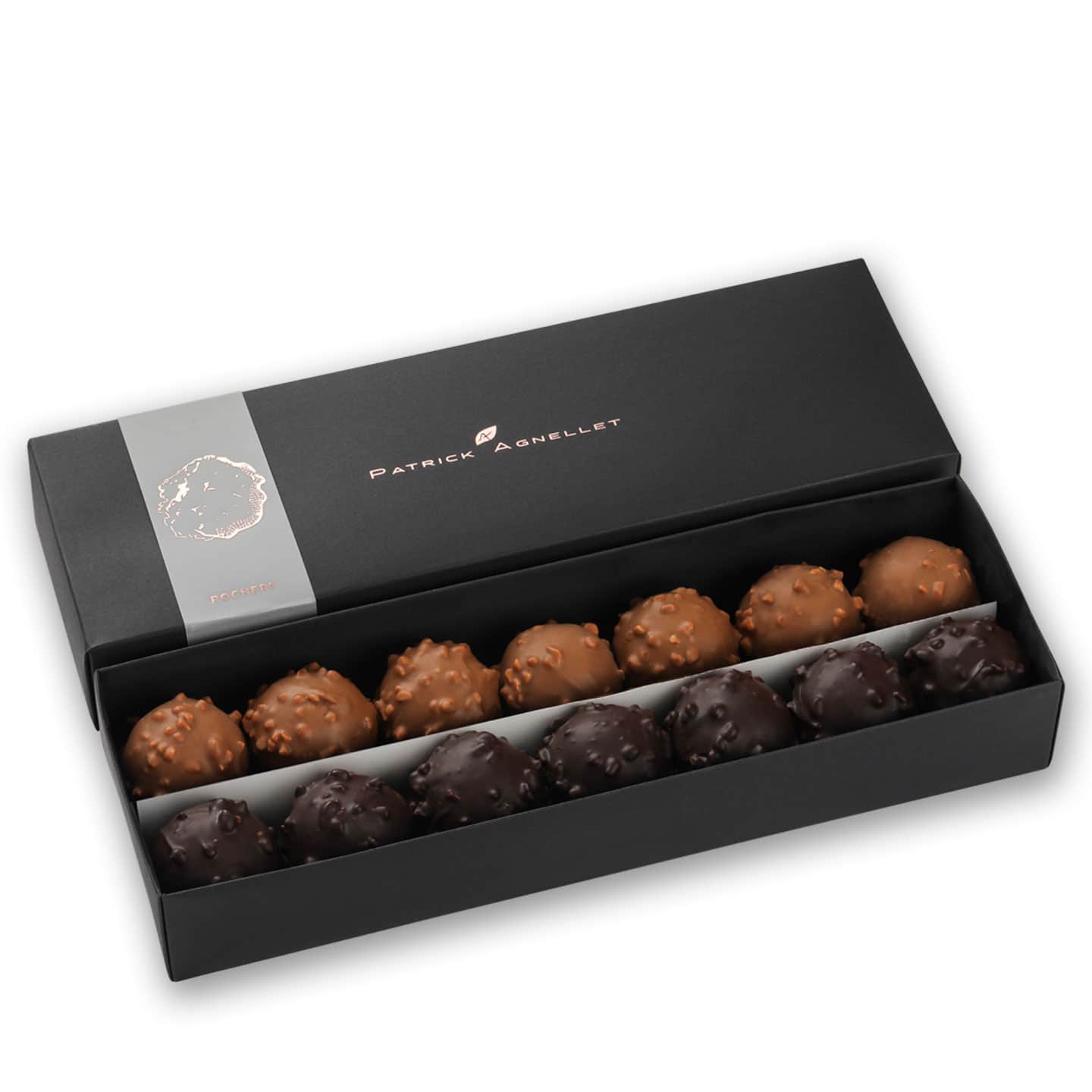 Praliné Chocolat Noir et Lait Noisette 670g - 14 pièces