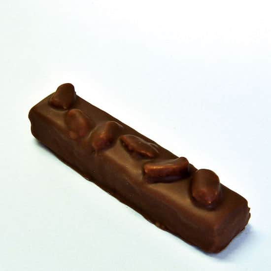 Barre Praliné Cacahuète Caramel Chocolat Lait