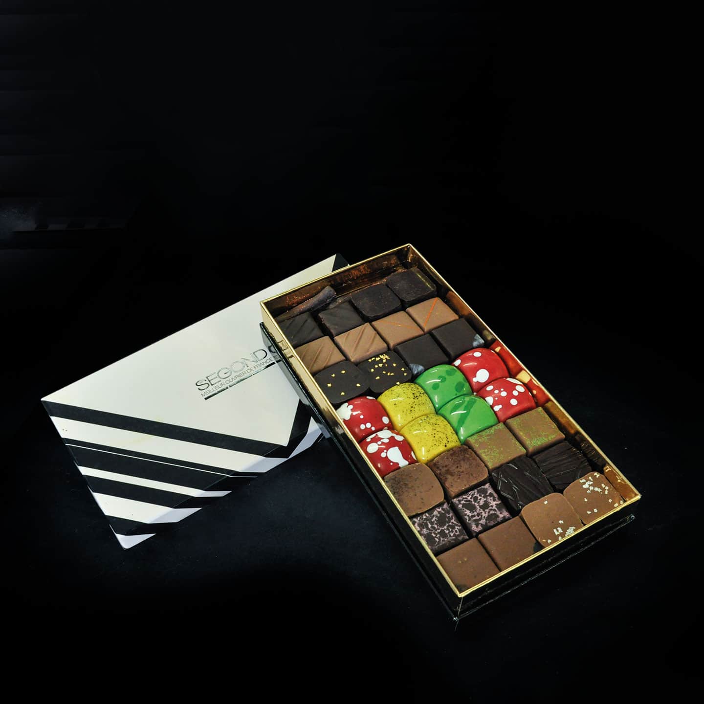 Assortiment Chocolats Noir et Lait 480g