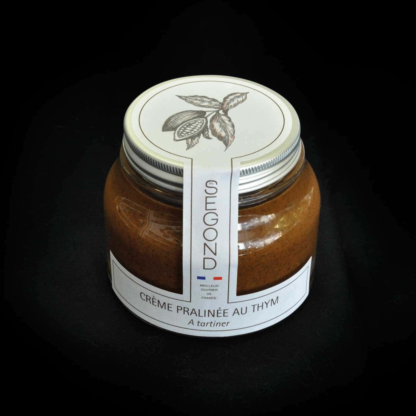 Pâte à Tartiner Chocolat Lait Praliné Thym 200g