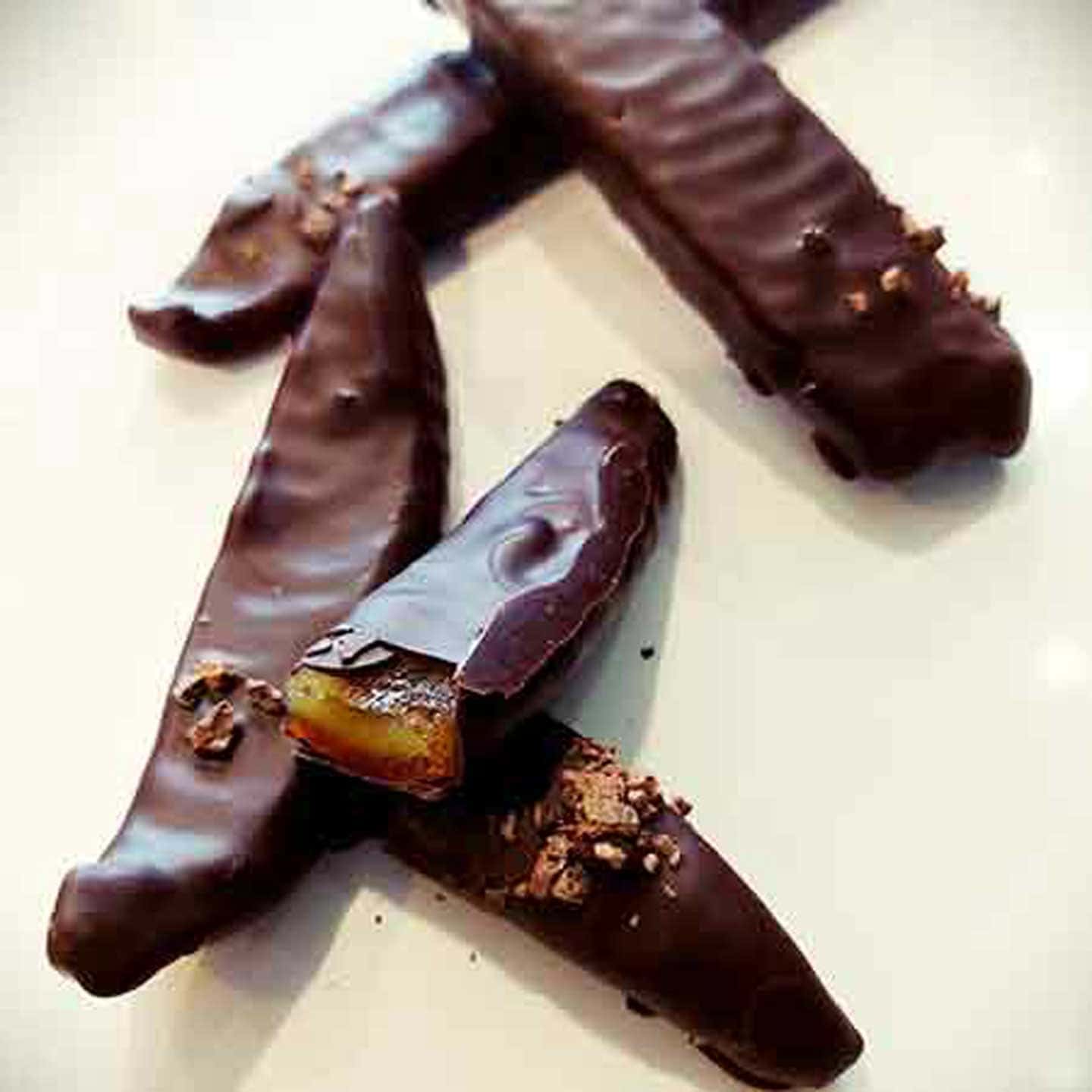 Orangettes Confites enrobées Chocolat Noir 200g