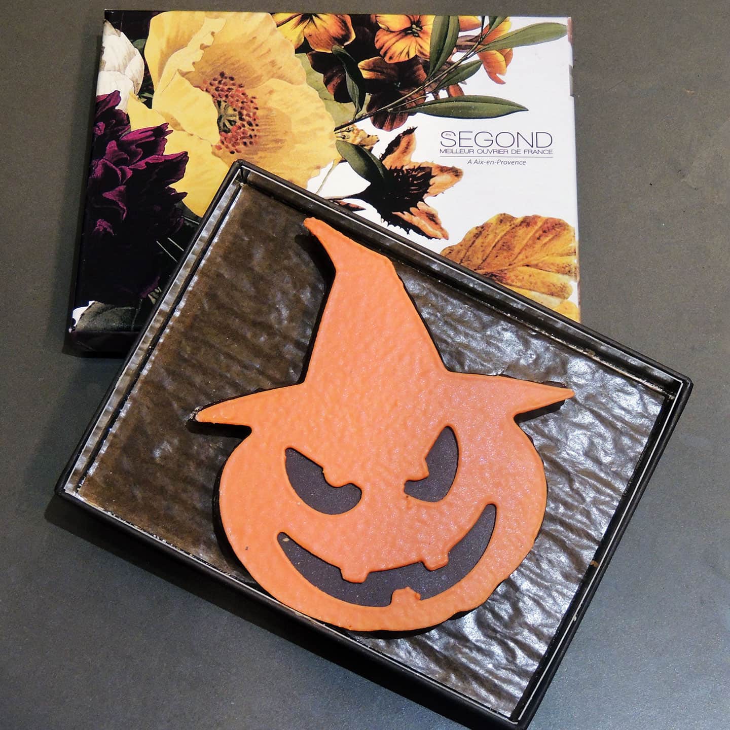 Citrouille Praliné Pop Corn Chocolat Noir Halloween 140g